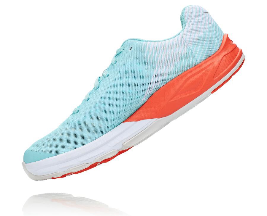 Hoka One One Running Shoes Mens Blue - EVO Carbon Rocket - 34609SXUO